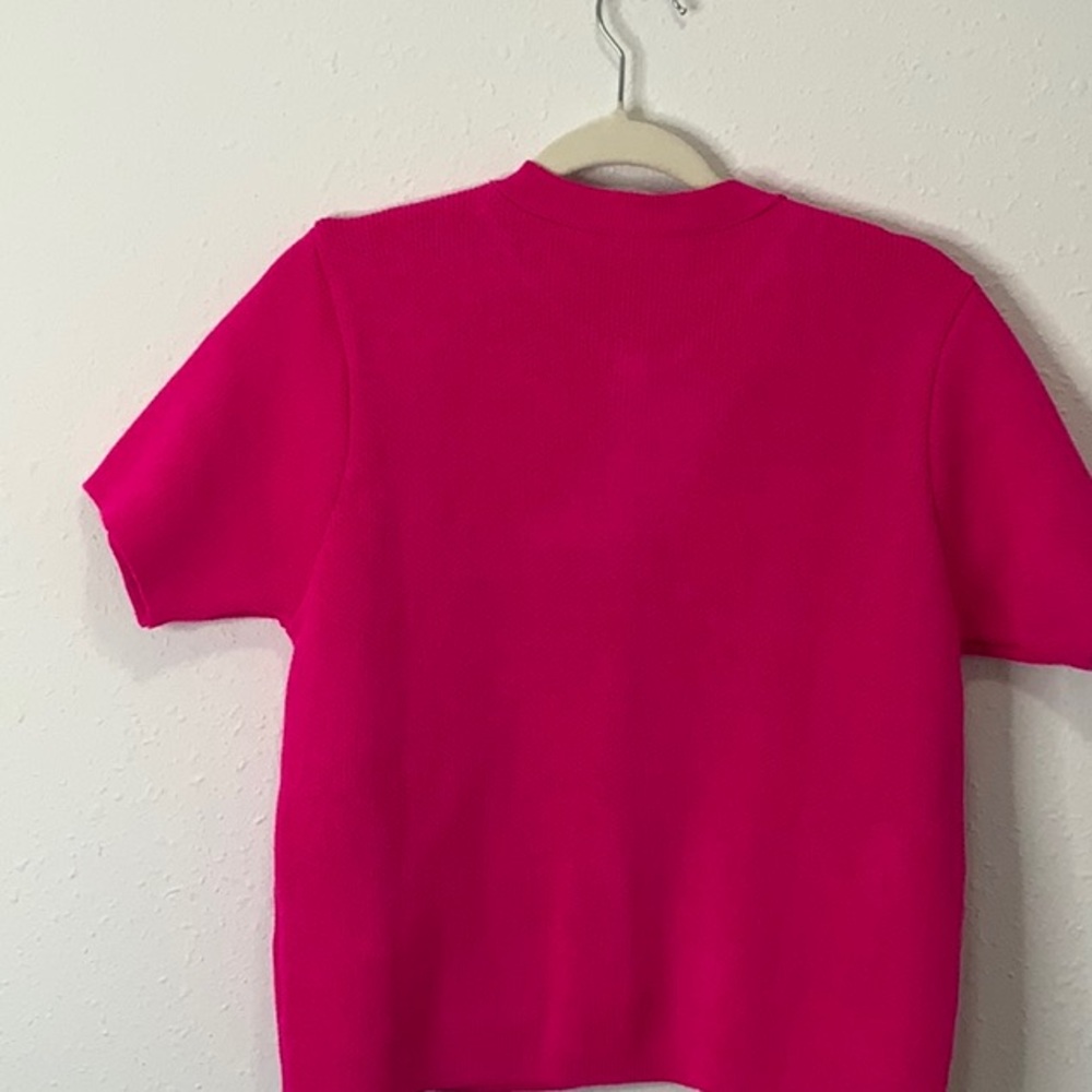 Zara Fuchsia Knit Top - Picture 7 of 9